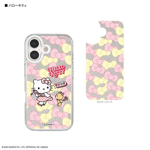 グルマンディーズ(gourmandis) SANG-587KT ハローキティ サンリオキャラクターズ Camera Frame iPhone17 対応 ケース