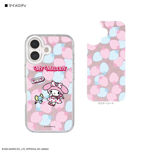 グルマンディーズ(gourmandis) SANG-587MM マイメロディ サンリオキャラクターズ Camera Frame iPhone17 対応 ケース
