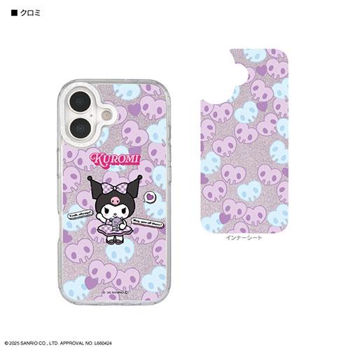 グルマンディーズ(gourmandis) SANG-587KU クロミ サンリオキャラクターズ Camera Frame iPhone17 対応 ケース