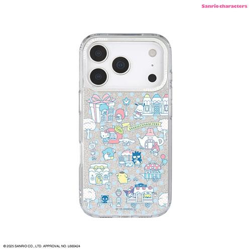 グルマンディーズ(gourmandis) SANG-588MX ミックス サンリオキャラクターズ Camera Frame iPhone17 Pro 対応 ケース