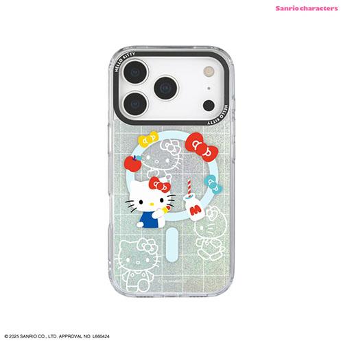 グルマンディーズ(gourmandis) SANG-591KT ハローキティ サンリオキャラクターズ Camera Frame iPhone17 Pro MagSafe 対応 ケース