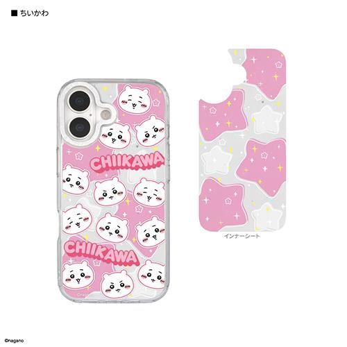 グルマンディーズ(gourmandis) CK-100B ちいかわ ちいかわ Camera Frame iPhone17 対応 ケース