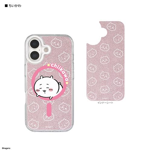 グルマンディーズ(gourmandis) CK-103B ちいかわ ちいかわ Camera Frame iPhone17 MagSafe 対応 ケース