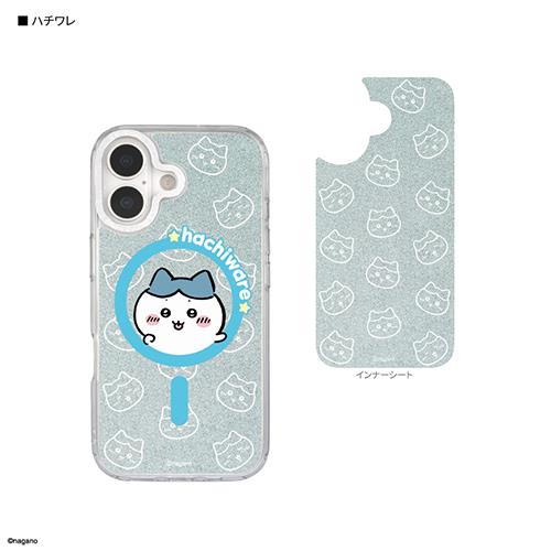 グルマンディーズ(gourmandis) CK-103C ハチワレ ちいかわ Camera Frame iPhone17 MagSafe 対応 ケース