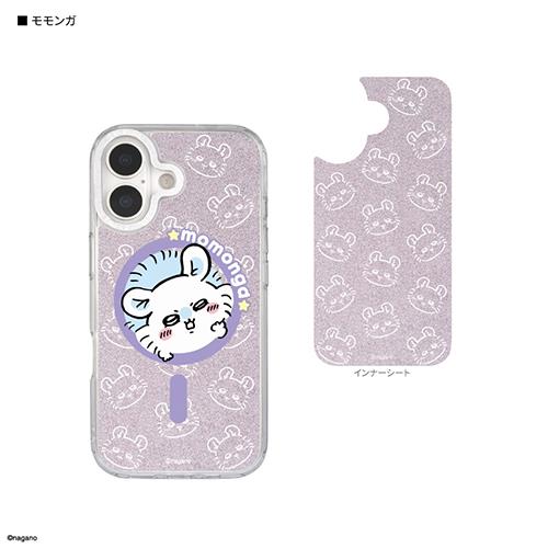 グルマンディーズ(gourmandis) CK-103E モモンガ ちいかわ Camera Frame iPhone17 MagSafe 対応 ケース