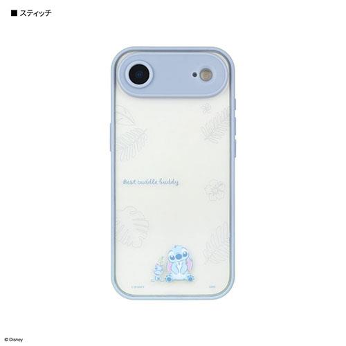 グルマンディーズ(gourmandis) DNG-297ST スティッチ ディズニーキャラクター / IIIIfit プランプフレーム iPhone Air 対応 ケース