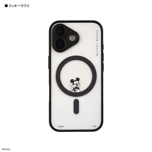 グルマンディーズ(gourmandis) DNG-299MK ミッキーマウス ディズニーキャラクター ／ IIIIfit プランプフレーム iPhone17 MagSafe 対応 ケース