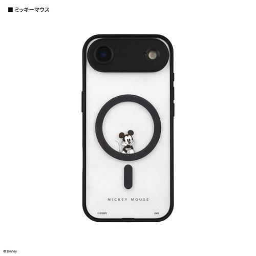 グルマンディーズ(gourmandis) DNG-301MK ミッキーマウス ディズニーキャラクター / IIIIfit プランプフレーム iPhone Air MagSafe 対応 ケース