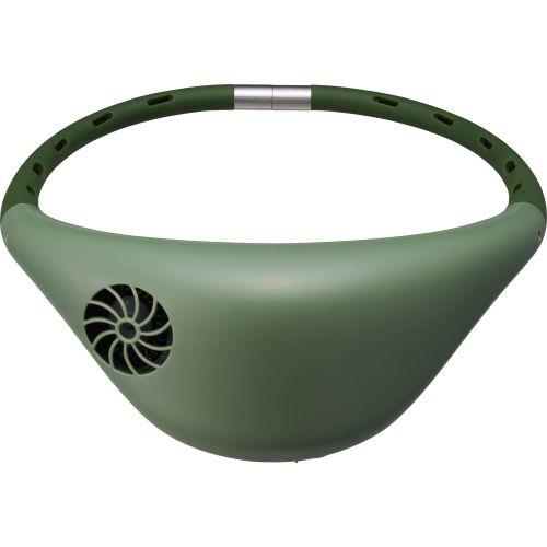 ドウシシャ(Doshisha) WSF-102B-KH カーキ USB充電式DCネックファン 首掛け扇風機 Hooop 風量3段階