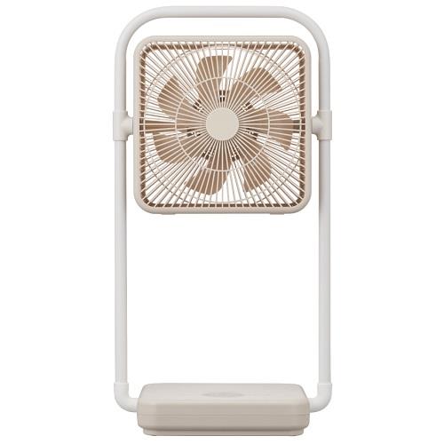 【長期保証付】ドウシシャ(Doshisha) 充電式 折りたたみファン CoCochi-Na TATAMU type-T FBX-193B-CBE クリームベージュ