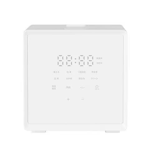 山善(YAMAZEN) NEJS-025CM ホワイト YAMAZEN キューブ型マイコン炊飯器 2合炊き