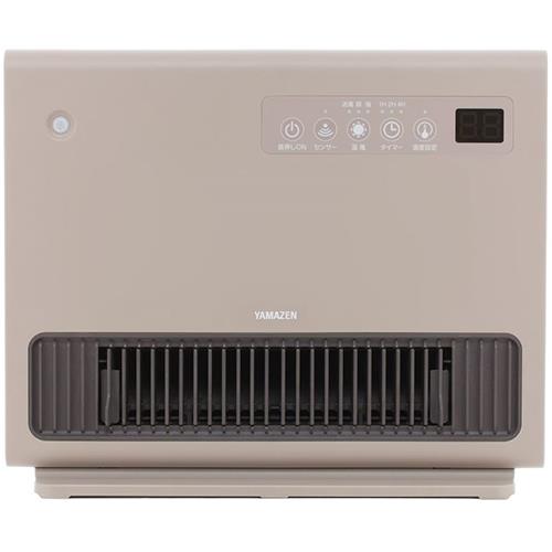 山善(YAMAZEN) YKDSF-VD121 グレージュ 大風量セラミックファンヒーター 人感・温度センサー付