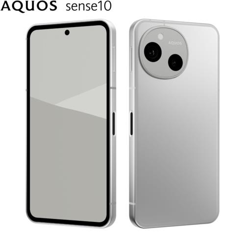 シャープ(SHARP) AQUOS sense10 6.1型 6GB/128GB ライトシルバー SIMフリースマートフォン SH-M33A-S
