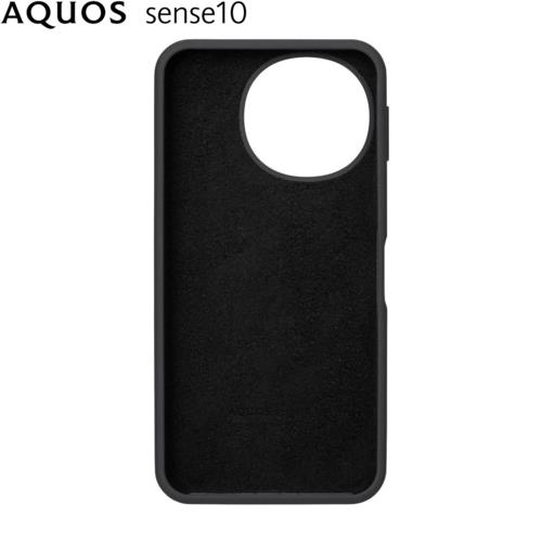 シャープ(SHARP) XN-Z07SG-B フルブラック AQUOSsense10専用 SHARP純正シリコンケース