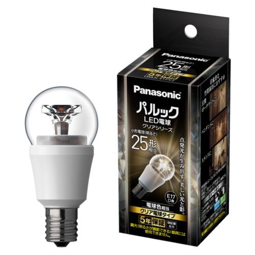 パナソニック(Panasonic) LDA3LE17C2 パルックLED電球 クリアシリーズ 3.4W 電球色相当 E17口金