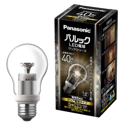 パナソニック(Panasonic) LDA5LC4 パルックLED電球 クリアシリーズ 5.1W 電球色相当 E26口金