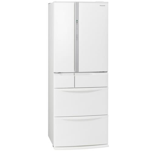 【標準設置料金込】パナソニック(Panasonic) NR-FVF45S3-W ハーモニーホワイト うす型フレンチドア 冷凍冷蔵庫 451L 幅685mm 奥まで見えるフルオープン AIエコナビ