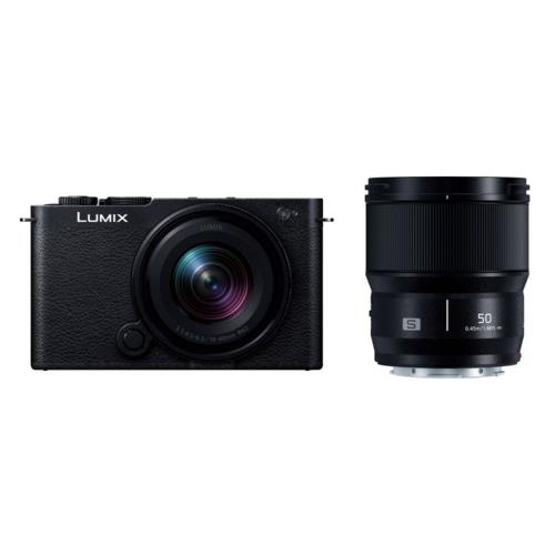 【長期5年保証付】パナソニック(Panasonic) LUMIX S9 DC-S9W-K ジェットブラック デジタル一眼カメラ ダブルレンズキット