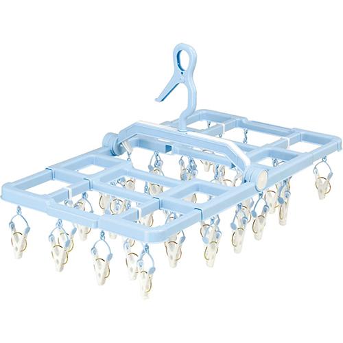 ツウィンモール SL-03 ブルー 洗濯用品 スライドハンガー38P