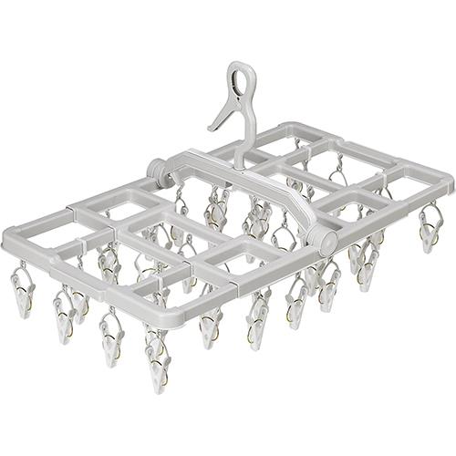 ツウィンモール BE-02G グレー 洗濯用品 BEILU スライドハンガー38P