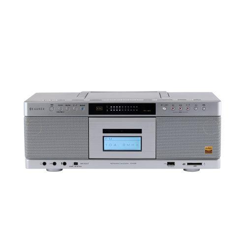 Aurex(オーレックス) AX-KCR90S シルバー SD・USB・CDラジオカセットレコーダー 40Wスピーカー搭載 ハイレゾ再生