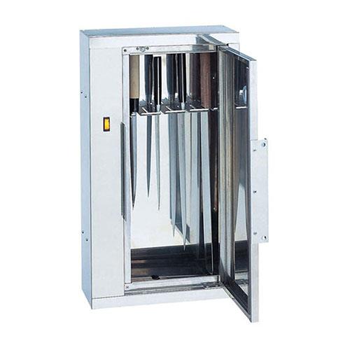 ピオニー 18-8殺菌灯付き庖丁保管庫 キンキラー K-104型 7本用