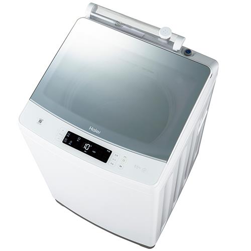 【設置+リサイクル+長期保証】ハイアール(Haier) JW-KD85B-W ホワイト 全自動洗濯機 上開き 洗濯8.5kg
