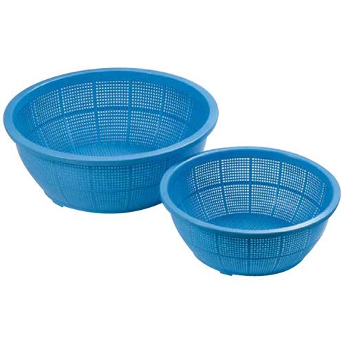 池田プラスチック販売 DX丸ザル ♯420 ブルー