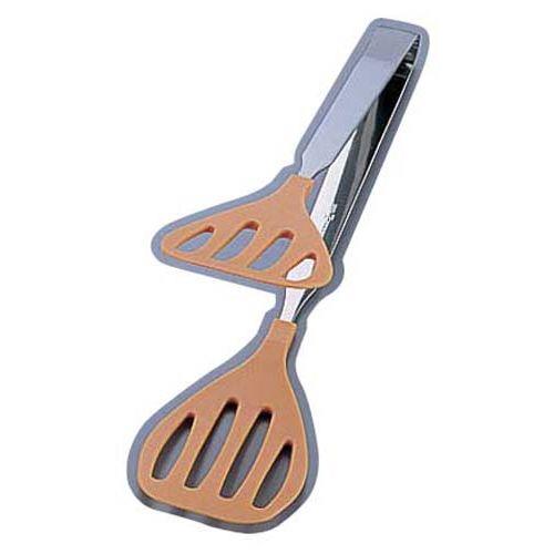 田辺金具 18-0抗菌 耐熱カラートンググリル オレンジ