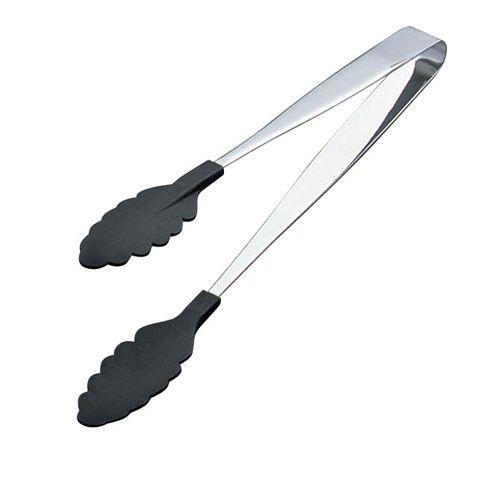 田辺金具 18-0抗菌 耐熱カラートング 大 ブラック