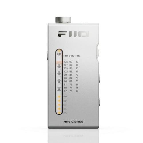 FiiO(フィーオ) FIO-RR11-S シルバー ポータブルFMラジオ 64～108MHz 厚さ13mm 超薄型 ワイドFM対応 MAGIC BASS機能搭載