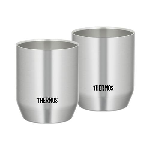 サーモス(THERMOS) JDH-360P S ステンレス 真空断熱カップ 360ml 2個セット