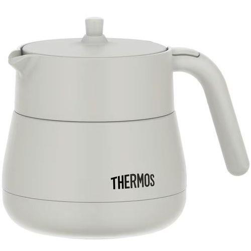サーモス(THERMOS) TTE-450-LGY ライトグレー 真空断熱ティーポット 450ml