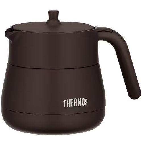 サーモス(THERMOS) TTE-450-BW ブラウン 真空断熱ティーポット 450ml