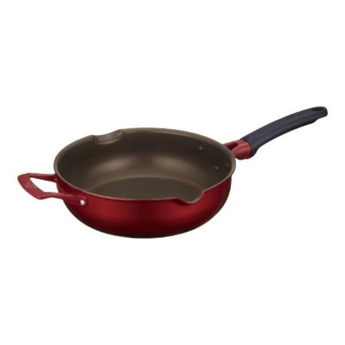 サーモス(THERMOS) KFJ-026W-R デュラブルシリーズ マルチパン26cm レッド IH可