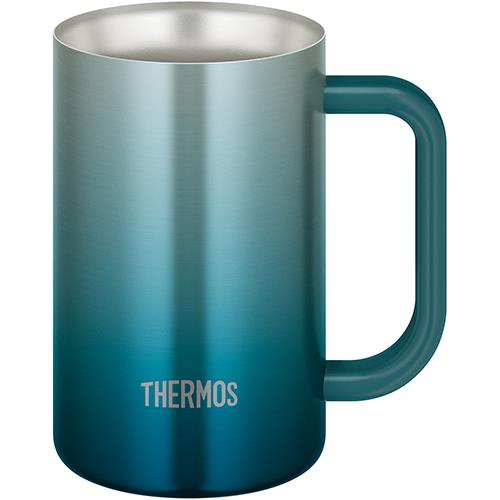 サーモス(THERMOS) JDK-601C-BLGR ブルーグリーン 真空断熱ジョッキ 0.6L