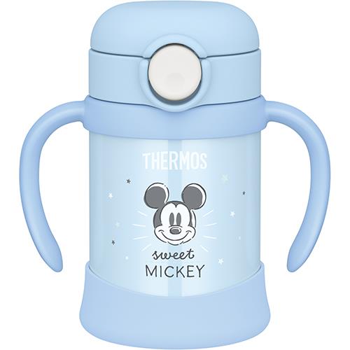 サーモス(THERMOS) FJT-250DS-P-B パステルブルー まほうびんのベビーストローマグ 0.25L