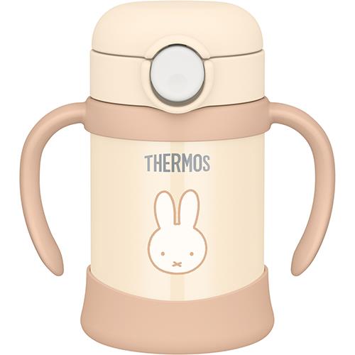 サーモス(THERMOS) FJT-250B-CRM クリーム まほうびんのベビーストローマグ 0.25L