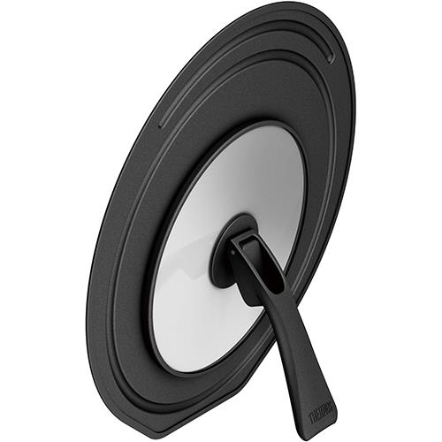 サーモス(THERMOS) KLD-002-BK ブラック 30cm 折りたたみスタンド式フタ 26cm/28cm対応