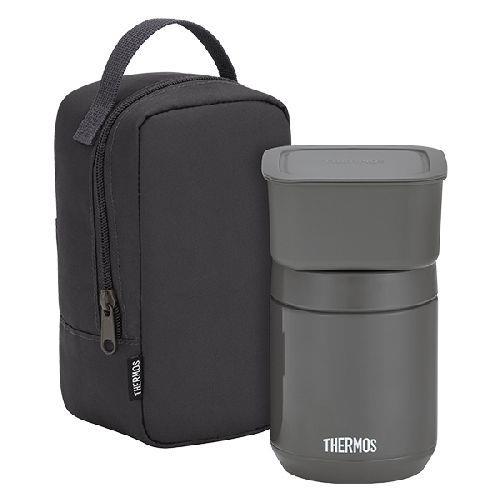 サーモス(THERMOS) JEE-800-DGY ダークグレー 真空断熱スープランチセット