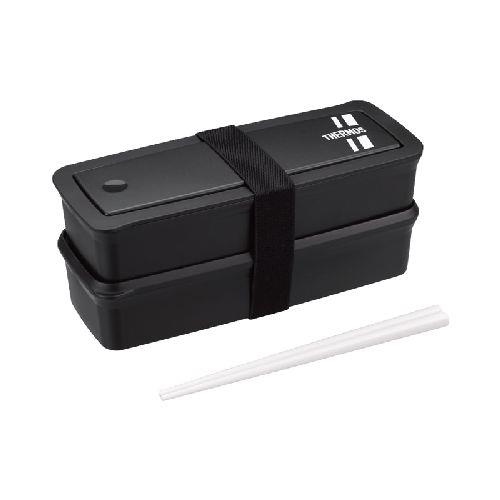 サーモス(THERMOS) DJS-981W-BKSL ブラックシルバー フレッシュランチボックス