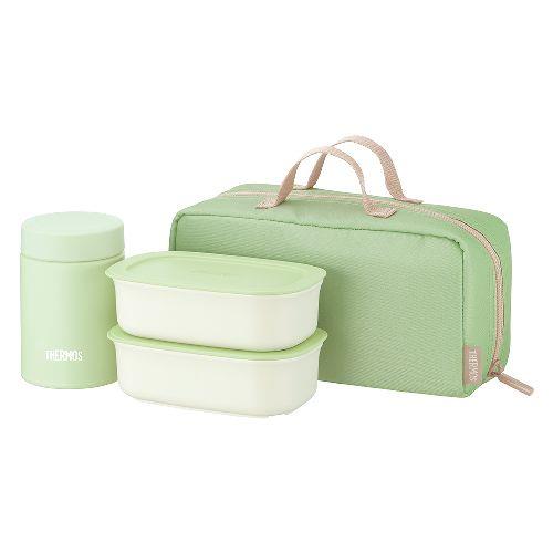サーモス(THERMOS) JEH-800-DTG ダスティグリーン 真空断熱スープランチセット 0.2L