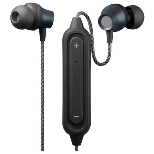 PGA PG-BTE12CE1BK ブラック Bluetooth 5.0搭載 ワイヤレスステレオイヤホン タフケーブル カナルタイプ