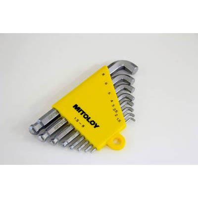 水戸工機 HBS800S L型ホローレンチボールポイントスタビーショートmmホルダー8本組