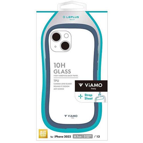 MSソリューションズ LN-IM22VMFNV ネイビー iPhone 14用 耐傷･耐衝撃ハイブリッドケース ViAMO freely