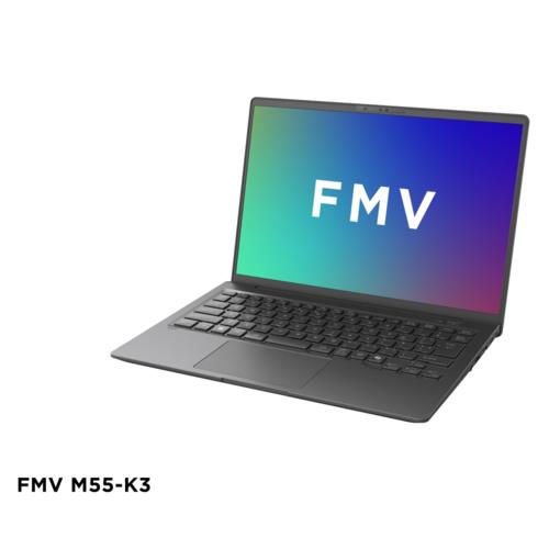 富士通(FUJITSU) FMV Note M FMVM55K3BA 14.0型 Win11Home Ryzen5 メモリ16GB SSD256GB OfficeH&B2024 ノートパソコン ブライトブラック M55-K3