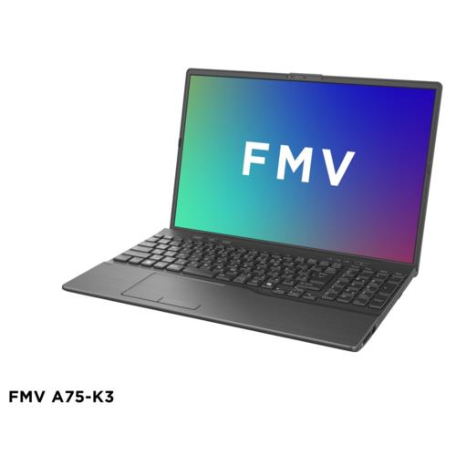【長期保証付】富士通(FUJITSU) FMV Note A FMVA75K3BA 16.0型 Win11Home Corei5 メモリ16GB SSD256GB OfficeH&B2024 ノートパソコン ブライトブラック A75-K3
