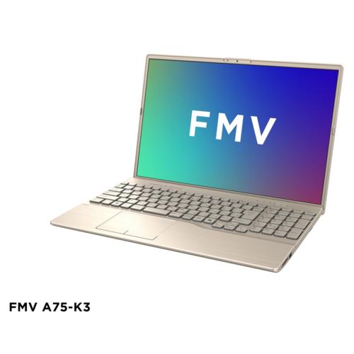 富士通(FUJITSU) FMV Note A FMVA75K3GA 16.0型 Win11Home Corei5 メモリ16GB SSD256GB OfficeH&B2024 ノートパソコン ブライトブラック A75-K3