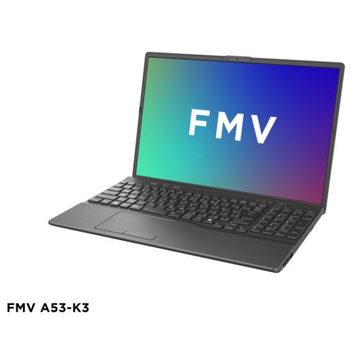 【長期保証付】富士通(FUJITSU) FMV Note A FMVA53K3BA 16.0型 Win11Home Corei5 メモリ16GB SSD256GB OfficeH&B2024 ノートパソコン ブライトブラック A53-K3