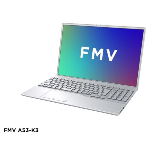 【長期保証付】富士通(FUJITSU) FMV Note A FMVA53K3SA 16.0型 Win11Home Corei5 メモリ16GB SSD256GB OfficeH&B2024 ノートパソコン ファインシルバー A53-K3